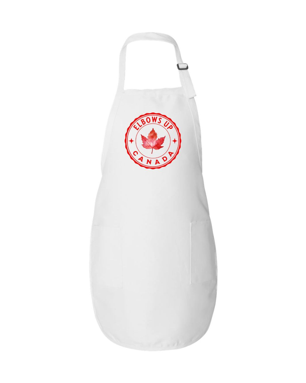Elbows Up Leaf Apron