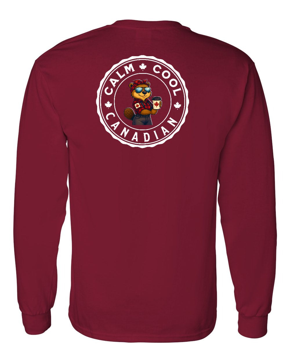 Calm Cool Rosie Sunglasses Left Chest and Back Long Sleeve - Gildan Canada (sewn Internationally)