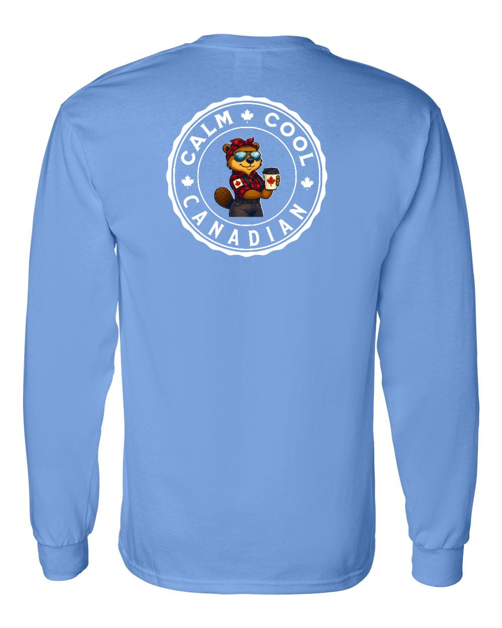 Calm Cool Rosie Sunglasses Left Chest and Back Long Sleeve - Gildan Canada (sewn Internationally)