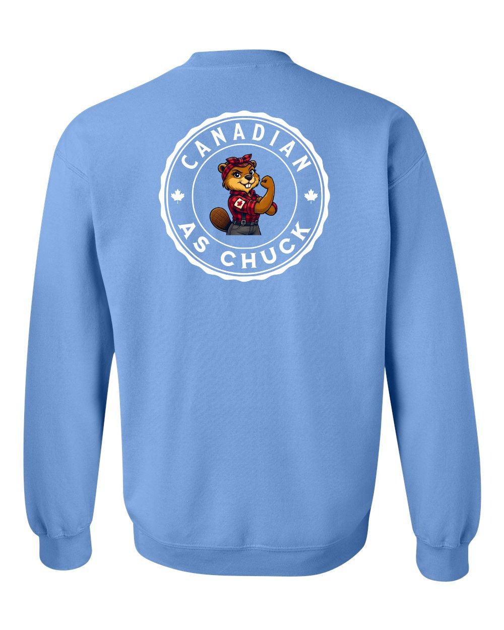 CDN as Chuck Rosie Flex Left Chest and Back Crewneck - Gildan Canada (sewn Internationally)