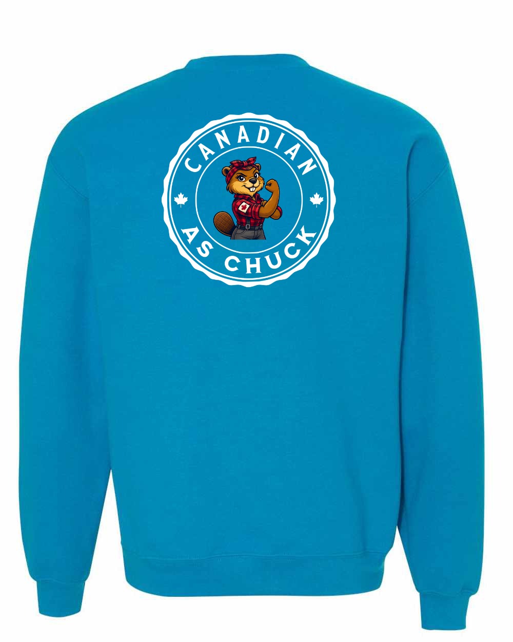CDN as Chuck Rosie Flex Left Chest and Back Crewneck - Gildan Canada (sewn Internationally)