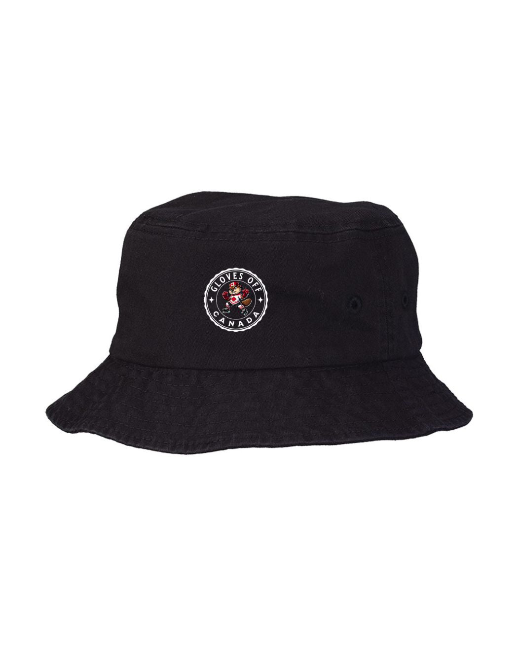 Gloves Off White Bucket Hat