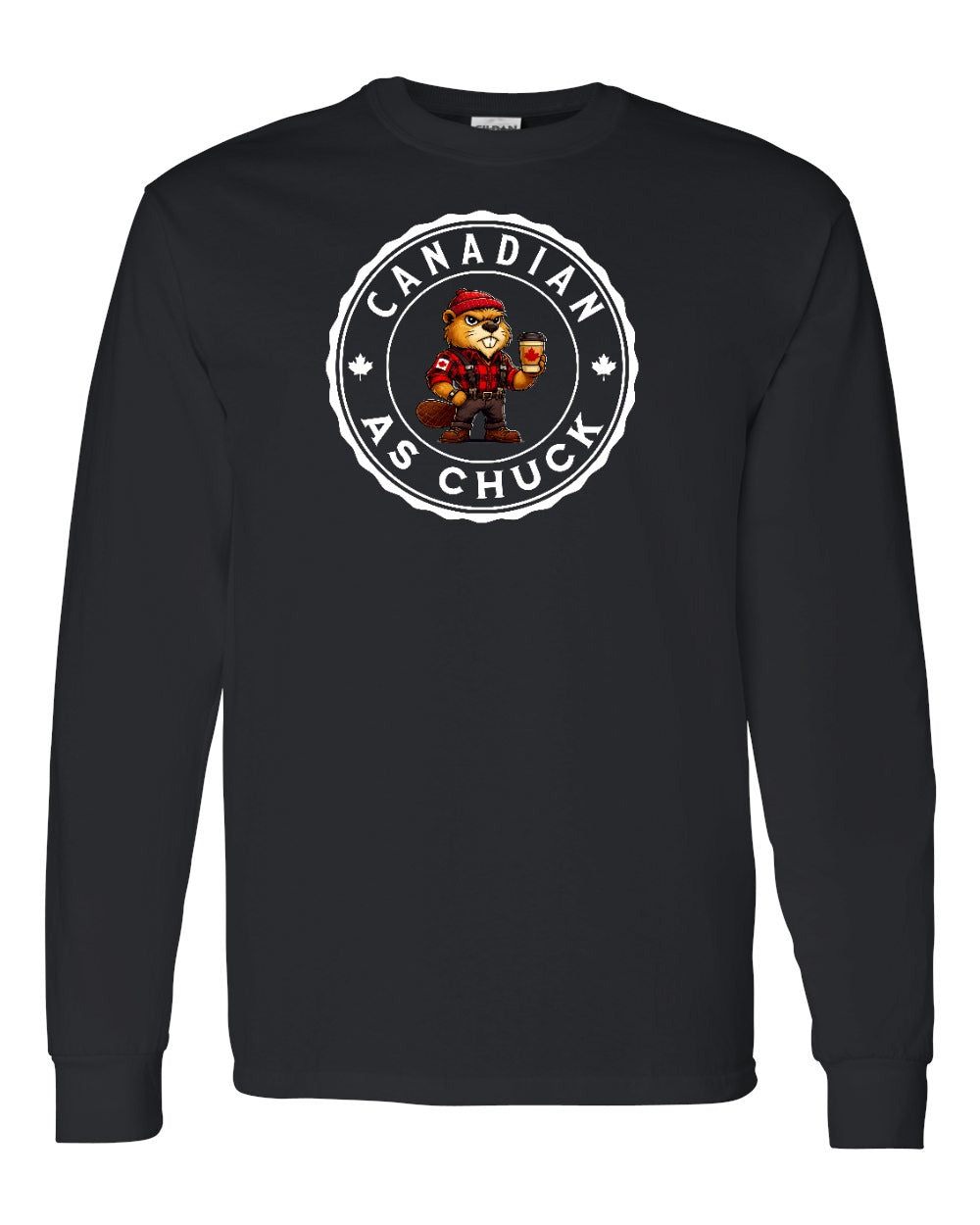 CDN as Chuck Male Beaver Full Long Sleeve - Gildan Canada (sewn Internationally)