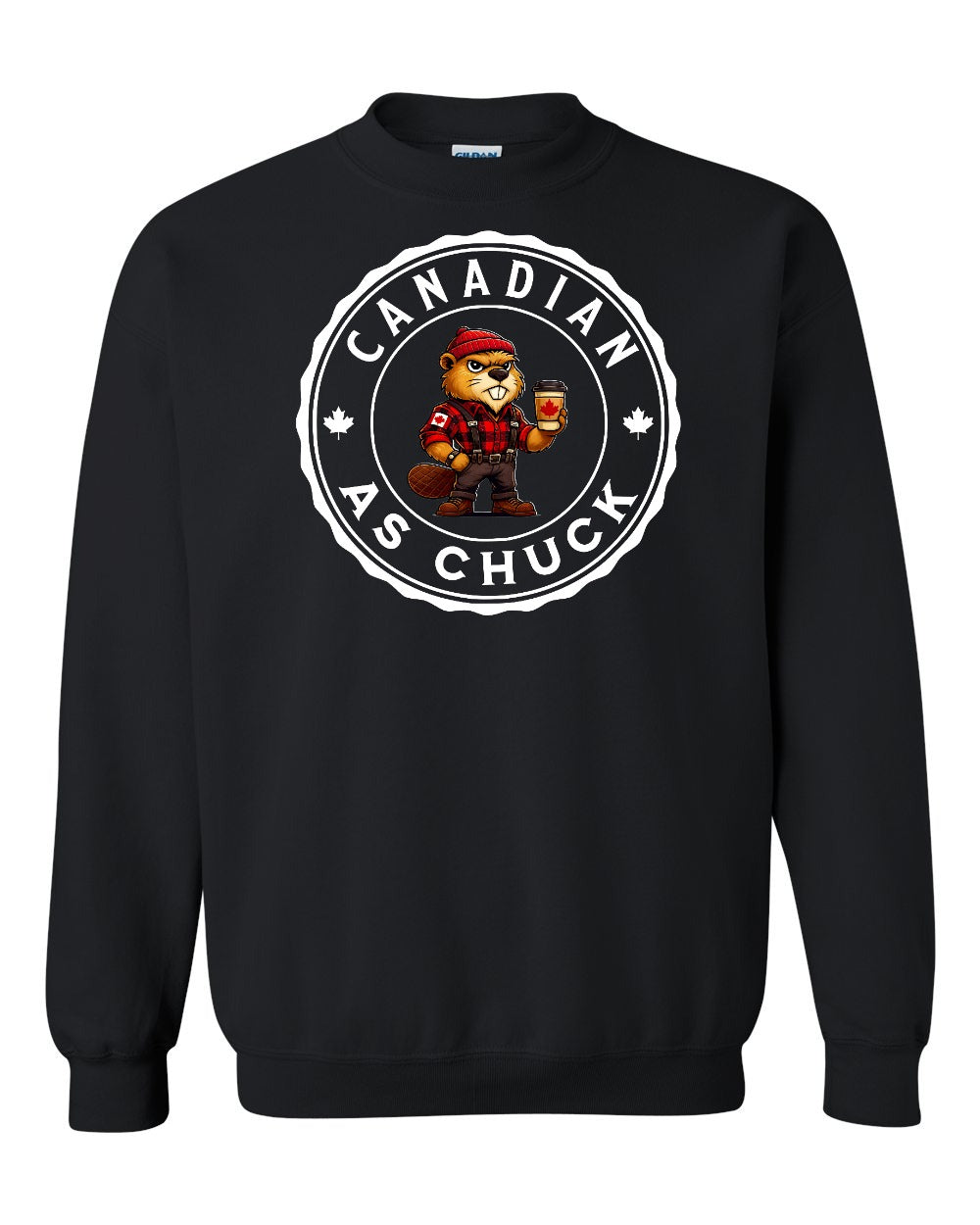 CDN as Chuck Male Beaver Full Crewneck - Gildan Canada (sewn Internationally)