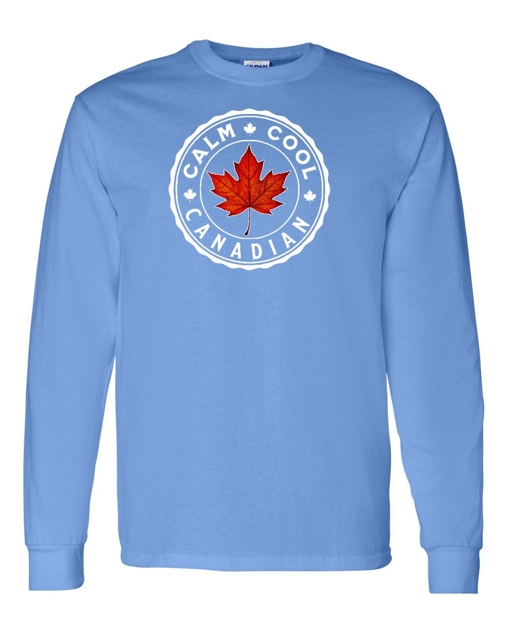Calm Cool Canadian Leaf Full Long Sleeve - Gildan Canada (sewn Internationally)