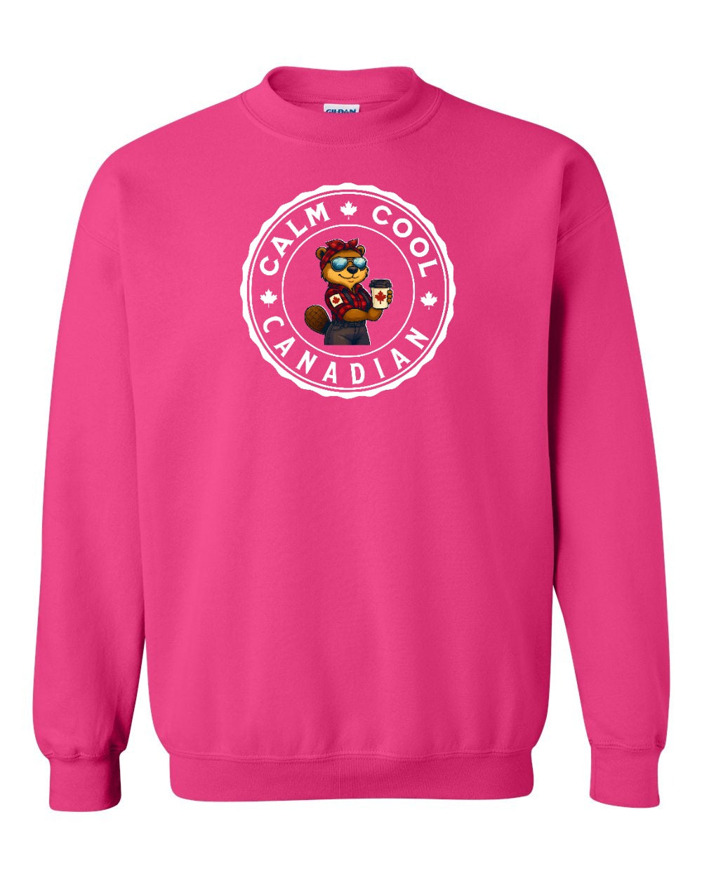 Calm Cool Rosie Sunglasses Full Crewneck - Gildan Canada (sewn Internationally)