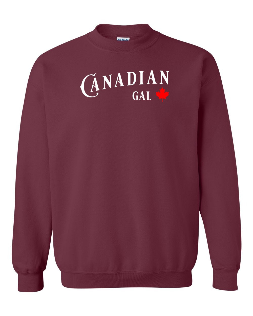 Canadian Gal Full Crewneck - Gildan Canada (sewn Internationally)