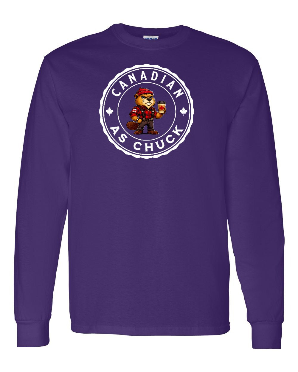 CDN as Chuck Male Beaver Full Long Sleeve - Gildan Canada (sewn Internationally)