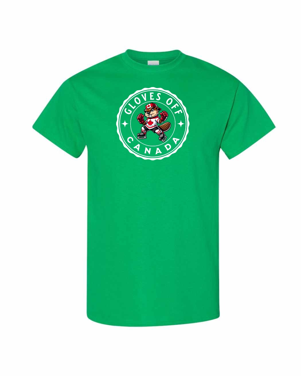 Gloves Off Beaver Men's Tee - Gildan Canada (sewn Internationally)