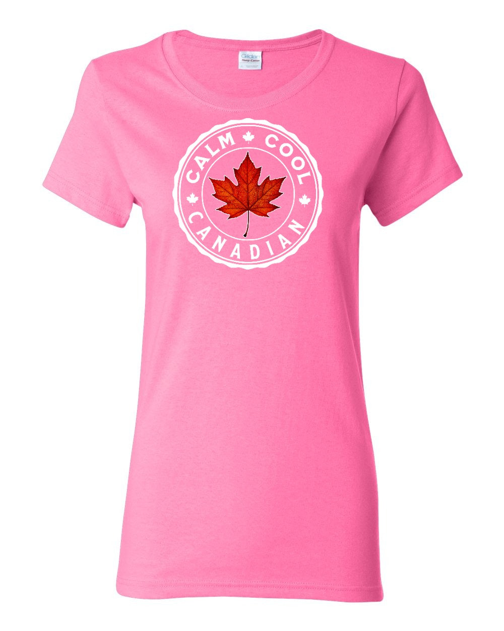 Calm Cool Canadian Leaf Women's Tee - Gildan Canada (sewn Internationally)