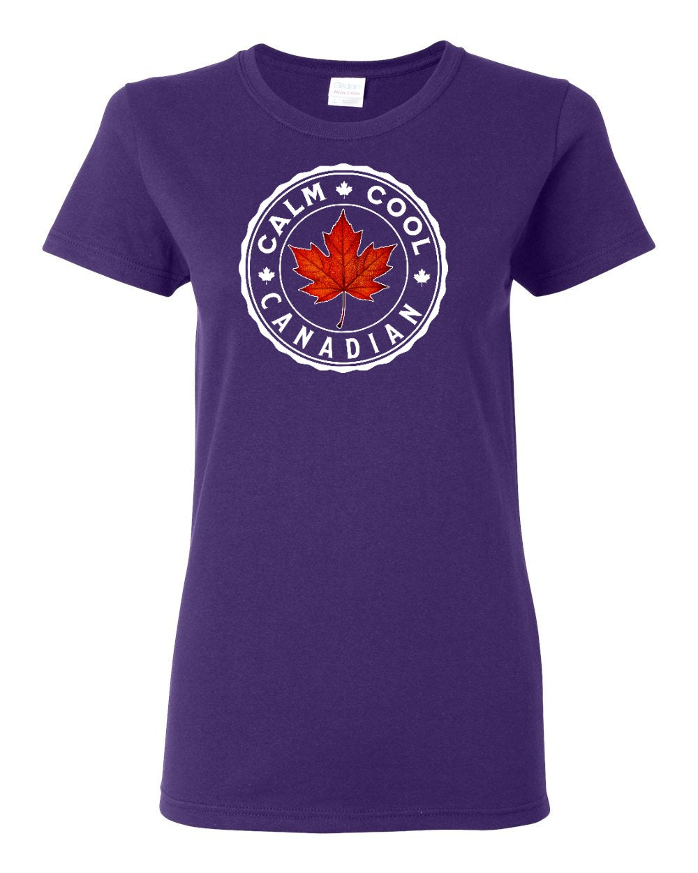 Calm Cool Canadian Leaf Women's Tee - Gildan Canada (sewn Internationally)