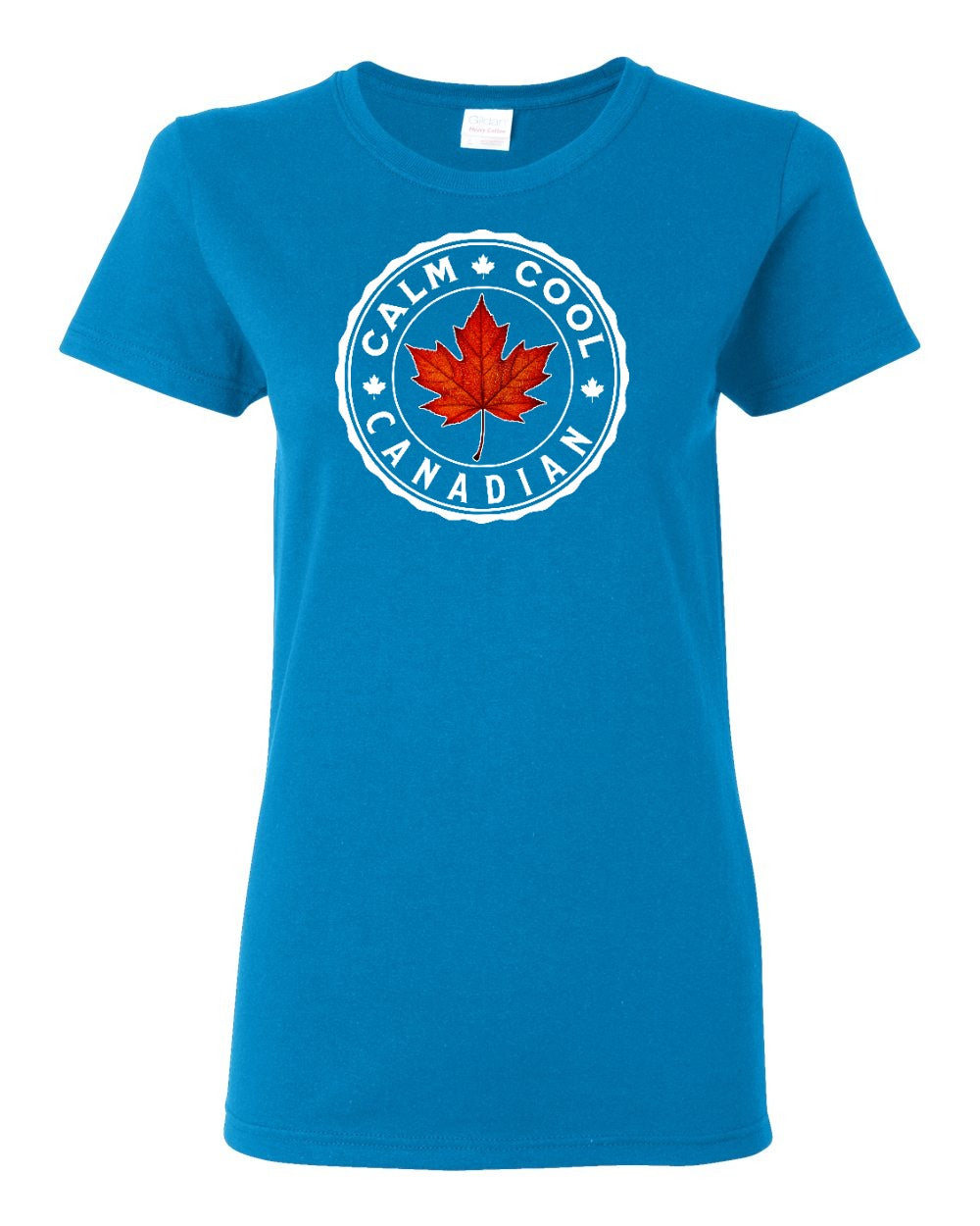 Calm Cool Canadian Leaf Women's Tee - Gildan Canada (sewn Internationally)