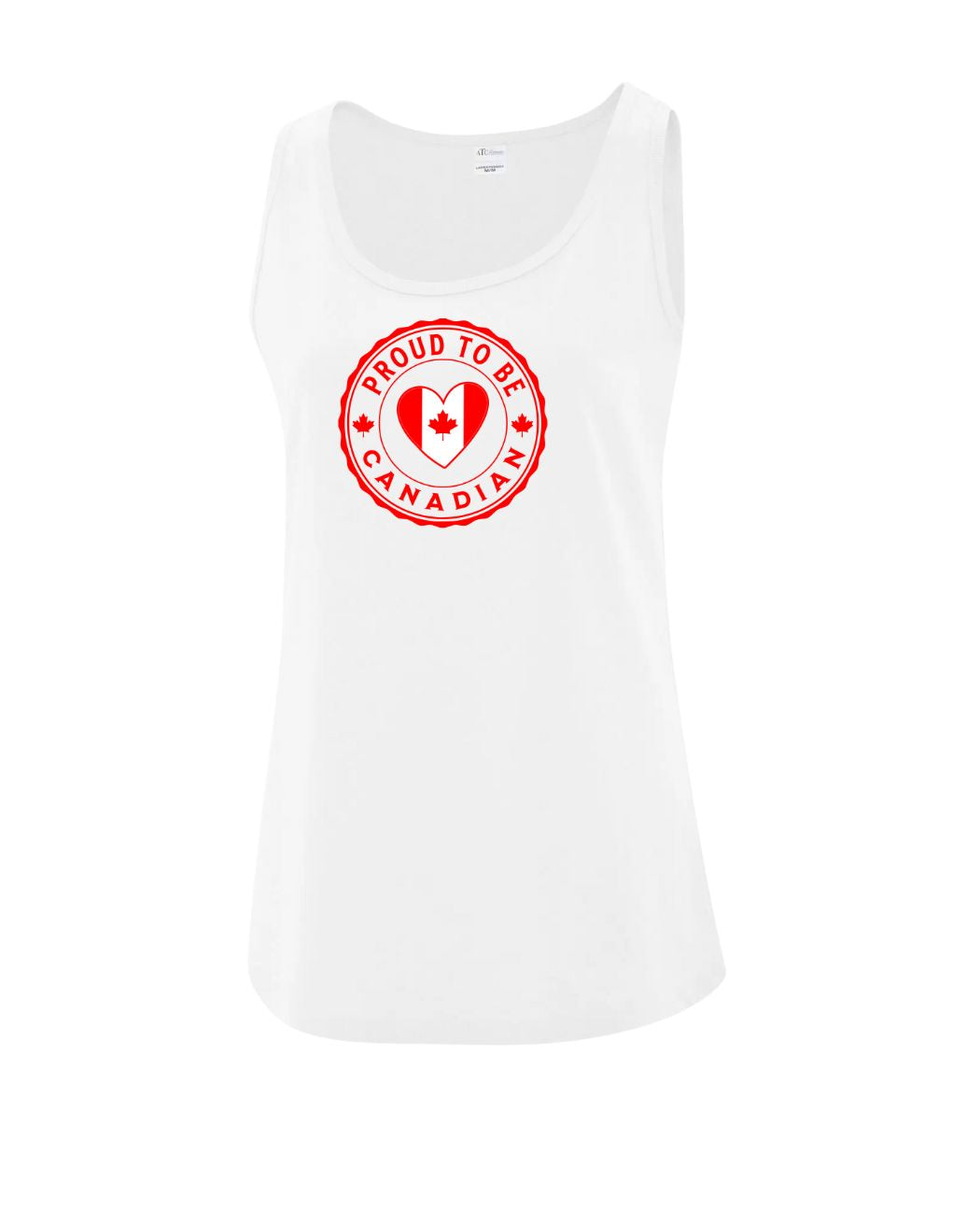 Proud To Be Canadian Women's Tank Tops - Gildan Canada (sewn Internationally)