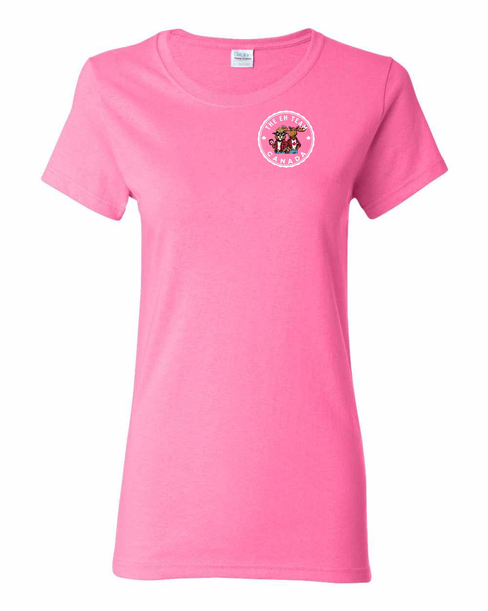 The Eh Team! Left Chest And Back Women's Tee - Gildan Canada (sewn Internationally)