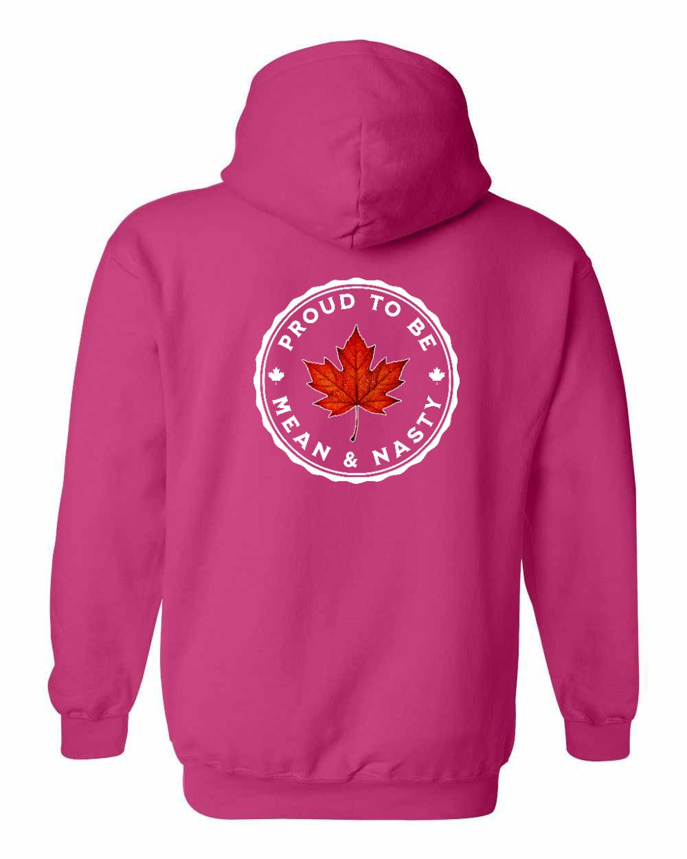 Proud Mean & Nasty Leaf Left Chest and Back Pullover - Gildan Canada (sewn Internationally)