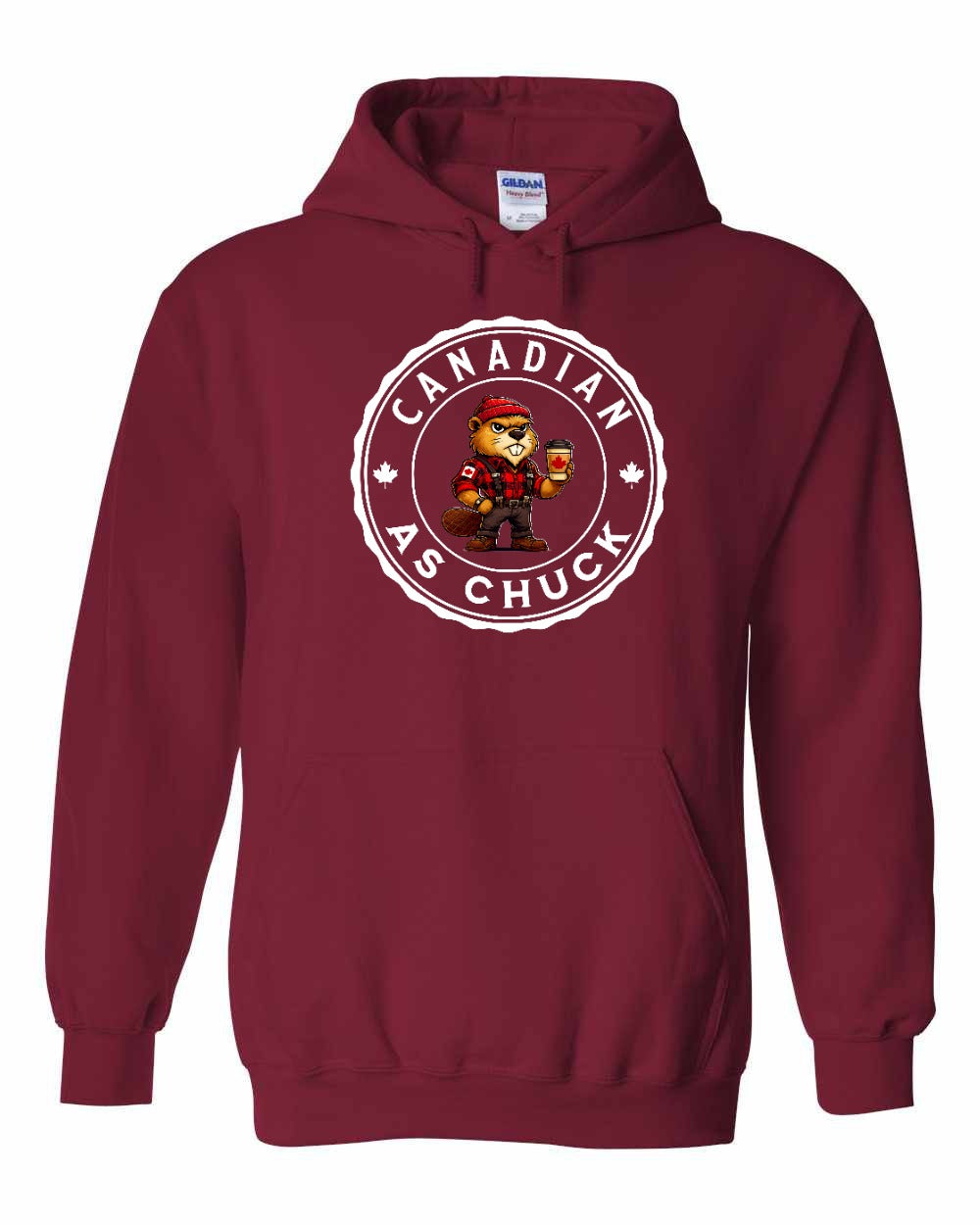 CDN as Chuck Male Beaver Full Pullover - Gildan Canada (sewn Internationally)