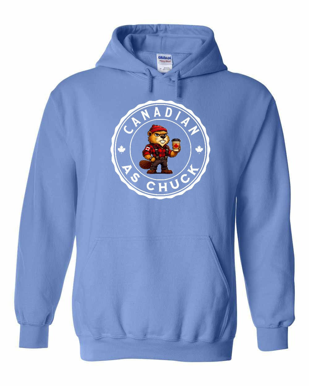 CDN as Chuck Male Beaver Full Pullover - Gildan Canada (sewn Internationally)