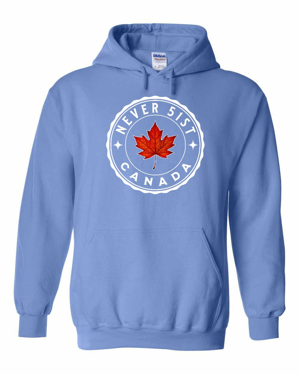 Never 51st Leaf Full Pullover - Gildan Canada (sewn Internationally)
