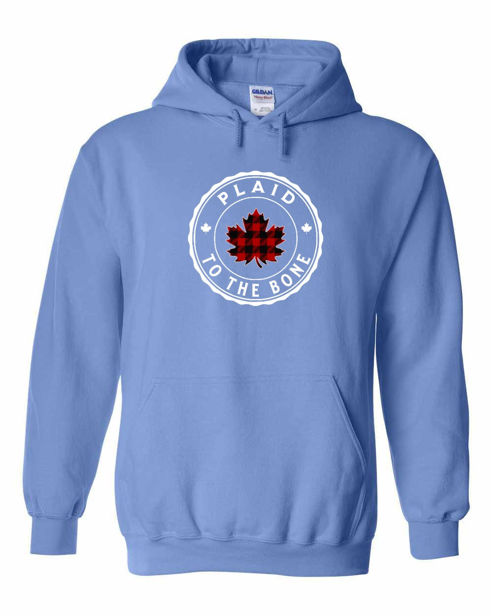 Plaid to the Bone Circle Leaf Full Pullover - Gildan Canada (sewn Internationally)