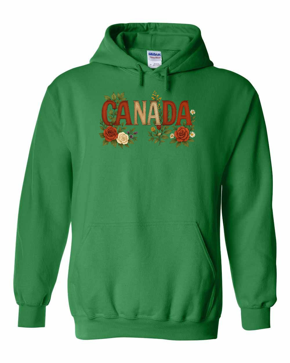 Canada Flowers Full Pullover - Gildan Canada (sewn Internationally)