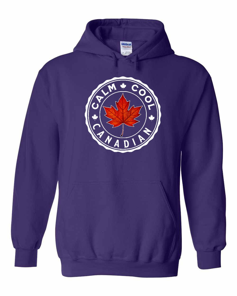 Calm Cool Canadian Leaf Full Pullover - Gildan Canada (sewn Internationally)