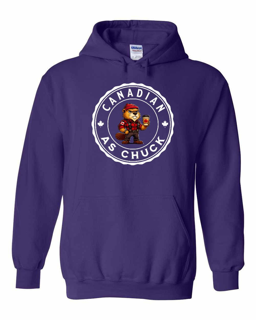 CDN as Chuck Male Beaver Full Pullover - Gildan Canada (sewn Internationally)