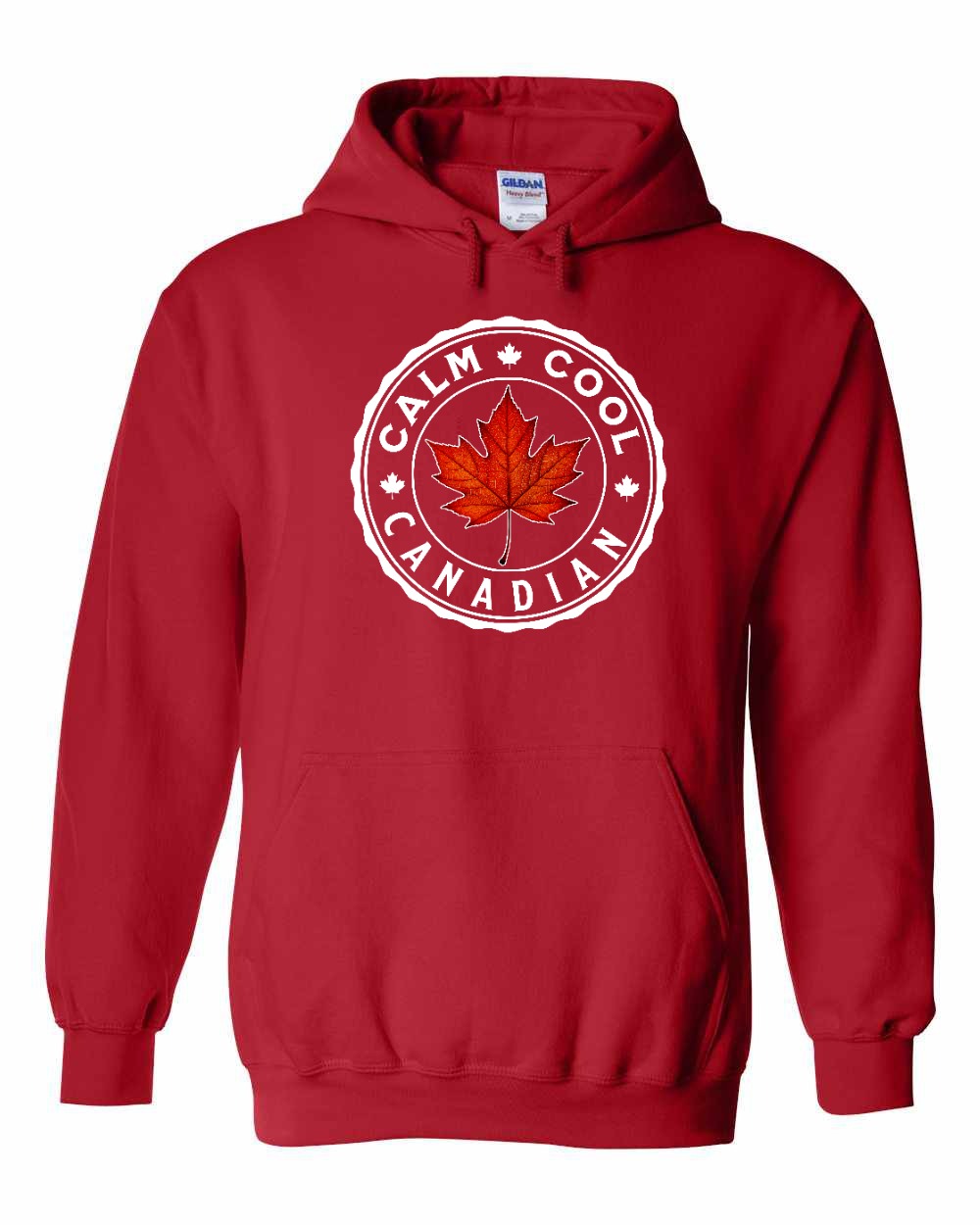 Calm Cool Canadian Leaf Full Pullover - Gildan Canada (sewn Internationally)
