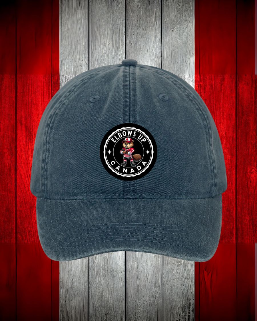 Elbows Up Beaver design Hat