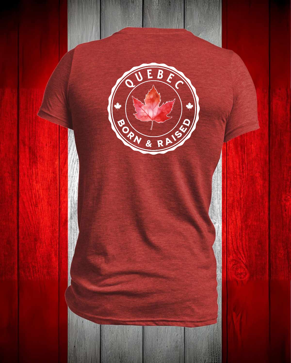 Prince Edward Island Born and Raised left chest and back Men's Stanfield's Tee