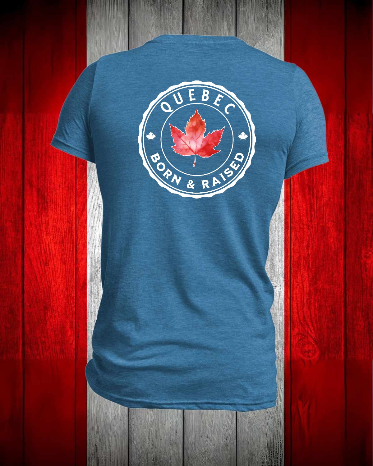 Prince Edward Island Born and Raised left chest and back Men's Stanfield's Tee