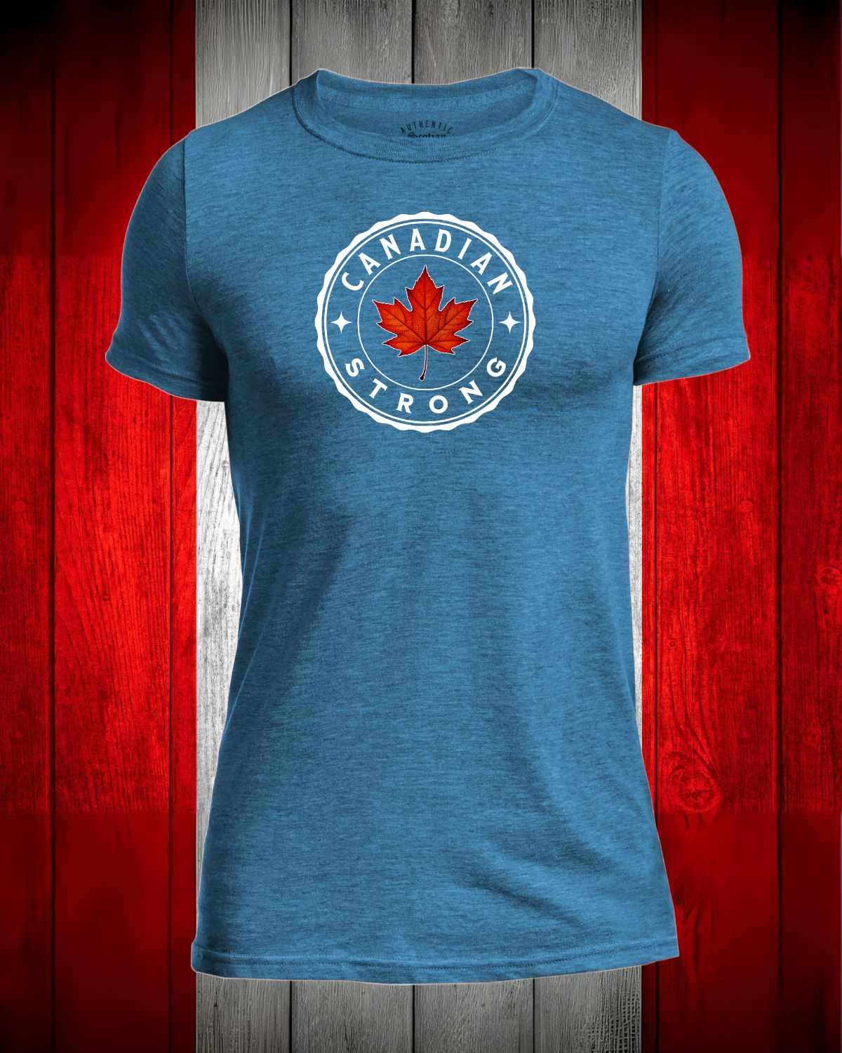Canadian Strong Leaf Full Front Men's Stanfield's Tee