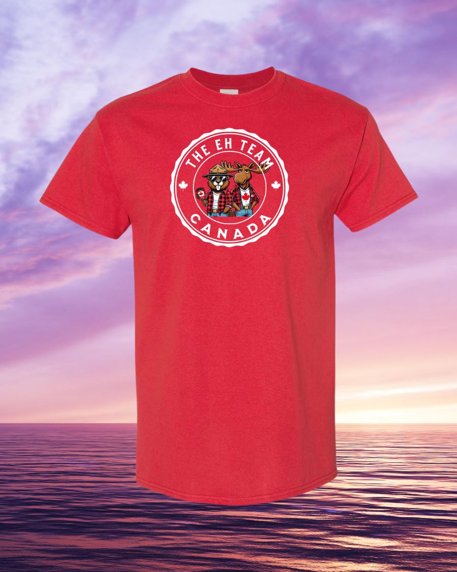 The EH team Full Front Men's Tee - Gildan Canada (sewn Internationally)