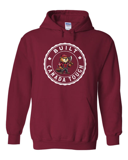Built Canada Tough Male Axe Beaver Hoodie