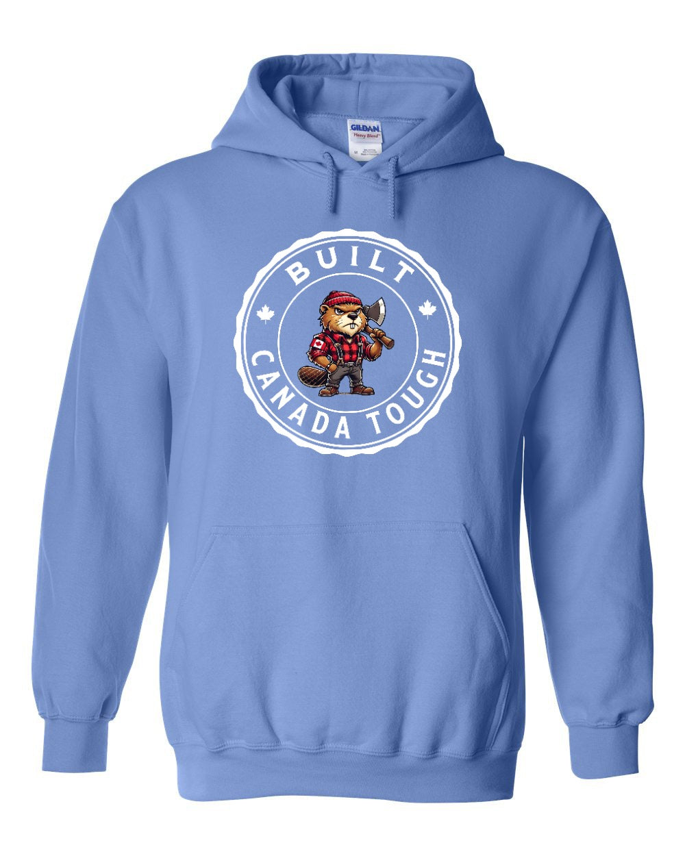Built Canada Tough Male Axe Beaver Hoodie
