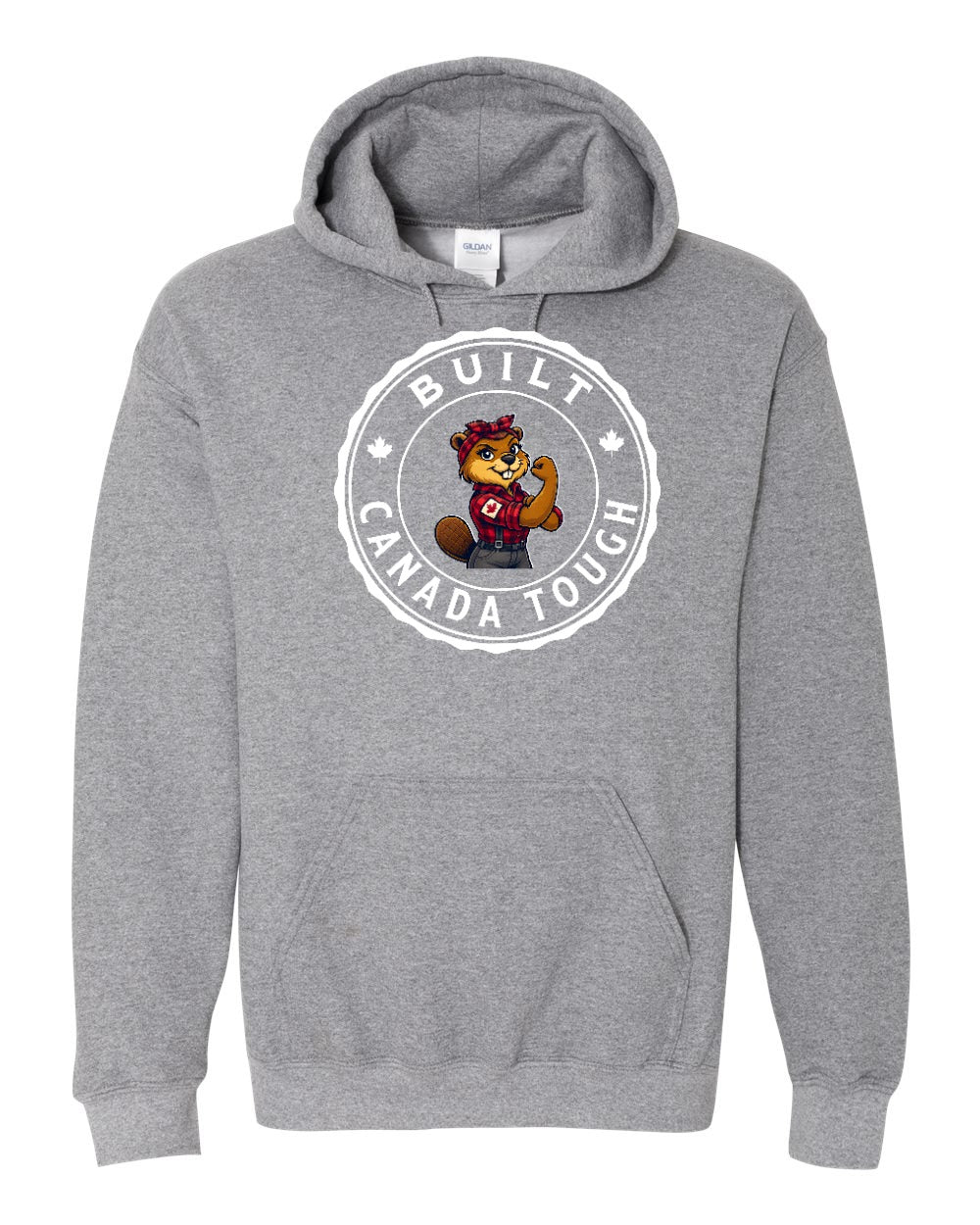 Built Canada Tough Female Beaver  Hoodie