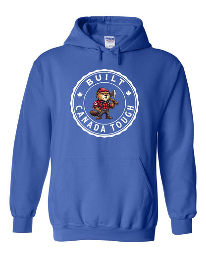 Built Canada Tough Male Axe Beaver Hoodie
