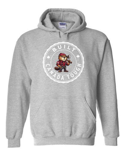 Built Canada Tough Male Axe Beaver Hoodie