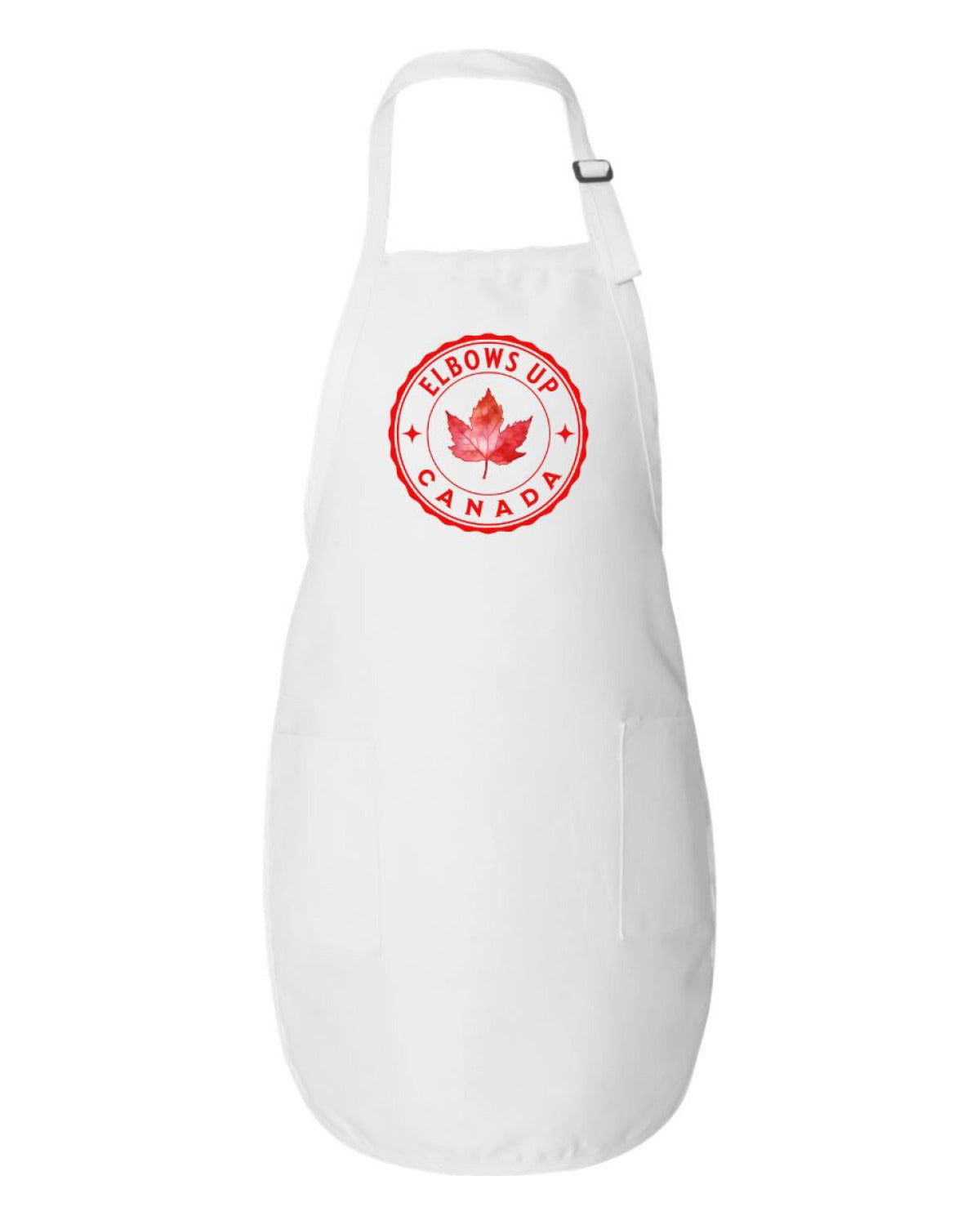 Elbows Up Leaf Apron