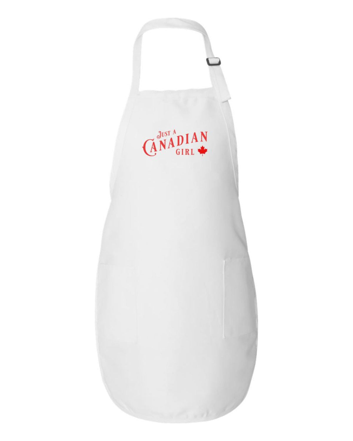 Just a Canadian Girl Red Leaf Apron
