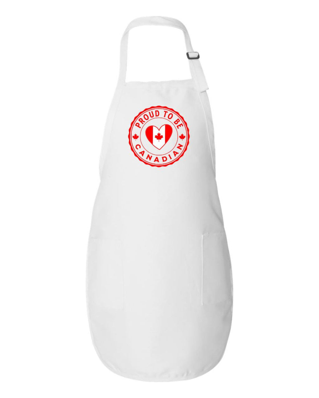 Proud to be Canadian Heart Flag Apron