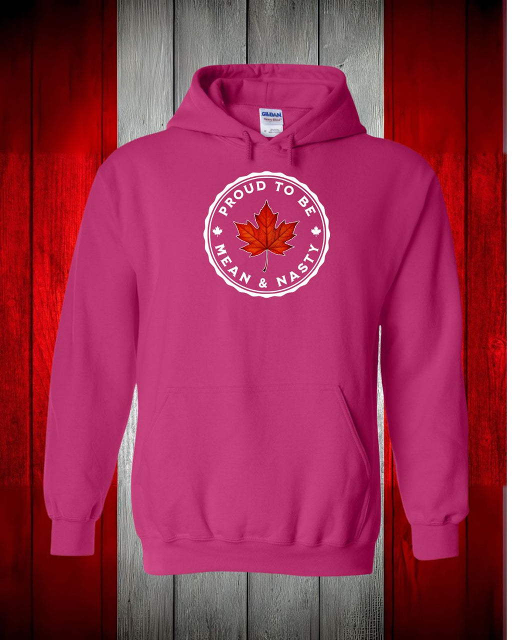 Proud to be Mean and Nasty Leaf Pullover Hoodie - Unisex