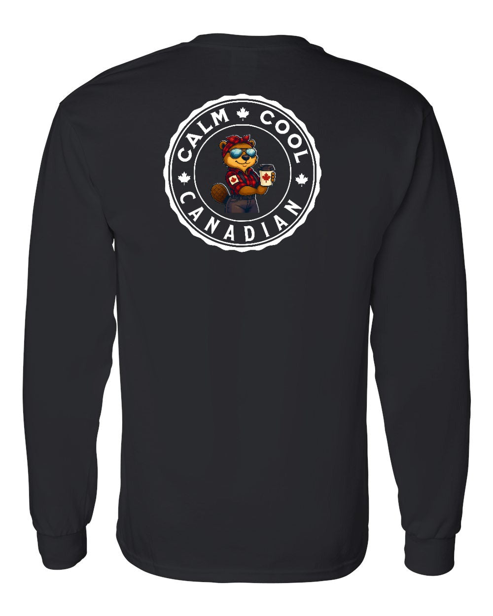 Calm Cool Rosie Sunglasses Left Chest and Back Long Sleeve - Gildan Canada (sewn Internationally)