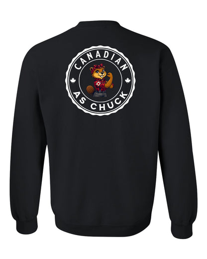 CDN as Chuck Rosie Flex Left Chest and Back Crewneck - Gildan Canada (sewn Internationally)
