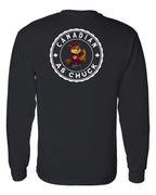Canadian as Chuck Rosie Flex Left Chest and Back Long Sleeve - Unisex