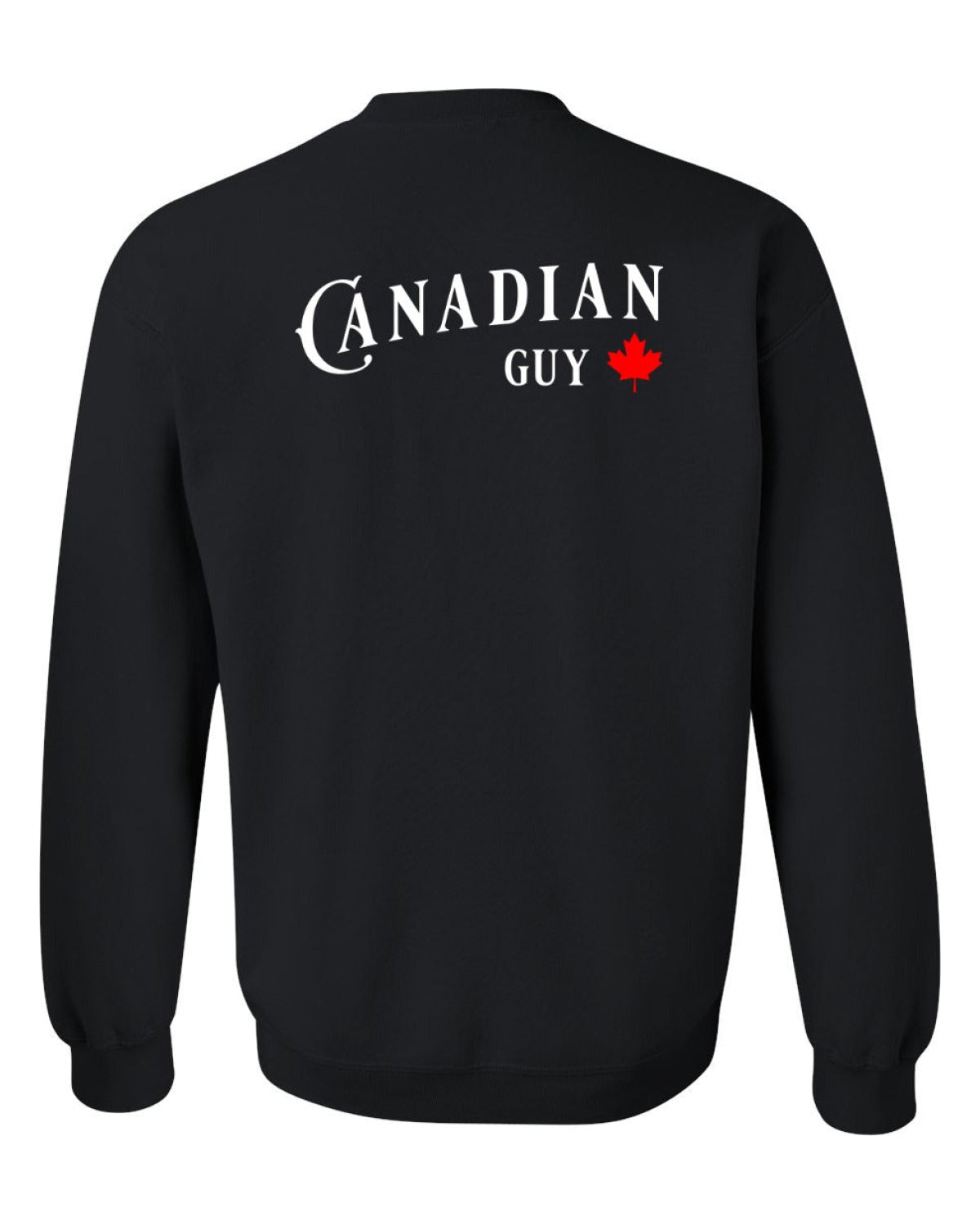 Canadian Guy Left Chest and Back Crewneck - Unisex