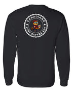 Canadiano just Coffee EH! Rosie Sunglasses Left Chest and Back Long Sleeve - Unisex