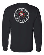 Gloves Off Beaver Left Chest and Back Long Sleeve - Unisex