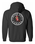 Never 51st Beaver Left Chest and Back Zip Hoodie - Unisex