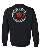 Never 51st Leaf Left Chest and Back Crewneck - Unisex