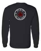 Plaid to the Bone Circle Leaf Left Chest and Back Long Sleeve - Unisex